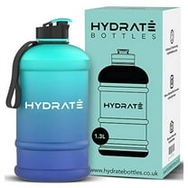 HYDRATE XL Jug 2.2 Litre Water Bottle - BPA Free, Flip Cap, Ideal for Gym - Colour Options (Blue Lagoon)