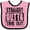 Pink and Black, variant on Inktastic Straight Outta Time out Boys or Girls Baby Bib
