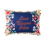 The Pioneer Woman, Love Blooms Here, Rectangle Outdoor Pillow, 14" x 20"