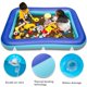 thumbnail image 4 of Bewildely Inflatable Pool Inflation Water Toys Solid Color Family Playing Pools Prop Garden Children Toy Lounge Summer Adults Backyard Juegos de cartas, 4 of 6