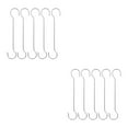 thumbnail image 3 of Ruiboury 5pieces S Crochets en Forme de Crochets en Acier Inoxydable Crochets Métalliques pour une Large Application Robuste et Durable Pratique et Pratique 60cm S Crochet 2Set, 3 of 6