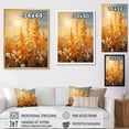 thumbnail image 4 of Designart "pasture Goldenrod Glow I" Floral Floater Framed Wall Decor, 4 of 7