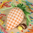 thumbnail image 5 of THHEIC Easter Carrot Candy Drawstring Bags, Cute Carrot Treat Bags Bunny Candy Favor Bag, for Easter Party Egg Hunt Stuffer Basket Holiday Decoration Party Supplies, 5 of 5