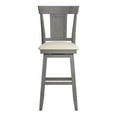 thumbnail image 2 of Weston Home Sheena Bar Stool with Swivel, Antique Grey, 2 of 5