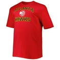 thumbnail image 2 of Men's Red Atlanta Hawks Big & Tall Heart & Soul T-Shirt, 2 of 3