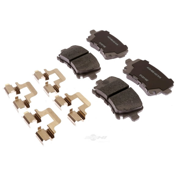 ACDelco Silver Ceramic Brake Pad Set Fits select: 2005-2007,2010 VOLKSWAGEN JETTA