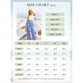 thumbnail image 7 of Womens Casual Wide Leg Pants High Waisted Button Down Straight Long Trousers Palazzo Pants, 7 of 7
