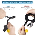 thumbnail image 5 of Lámpara de escritorio negra de 8 W con abrazadera y adaptador, 3 colores y 10 regulables, lámpara LED USB flexible, lámpara de lectura con clip para la cama del niño, lámpara con abrazadera para traba, 5 of 5