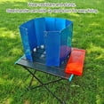 thumbnail image 3 of Deflectores plegables Toystoory de aluminio para parabrisas de estufa de camping 10 platos, 3 of 6