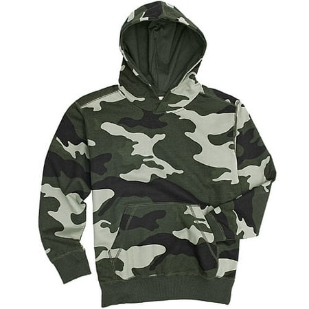 Faded Glory - Boys' Hooded Camouflage Sweatshirt