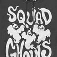 thumbnail image 2 of Popfunk Halloween Squad Ghouls Unisex Adult Pull-Over Heather Hoodie, Black Heather, Large, 2 of 3