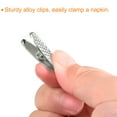thumbnail image 5 of Unique Bargains 19'x0.14'(LxD) 3Pack Napkin Chain Bib Holder Chain Hat Strap Cord Lanyard, Silver, 5 of 6