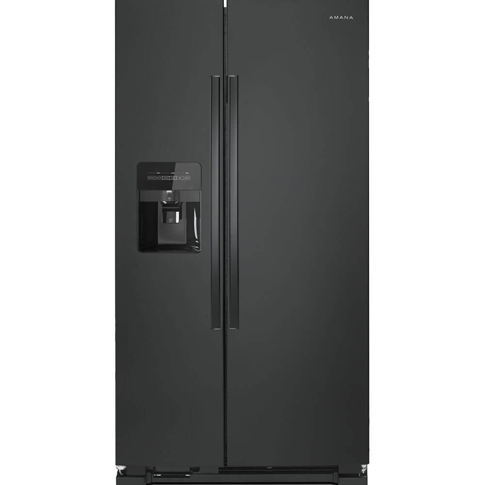 Amana ASI2175GRB 21 Cu. Ft. Black Side-by-Side Refrigerator