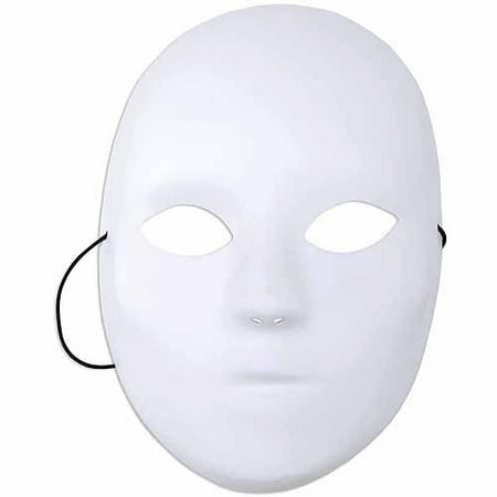 Mask-It Form Full Female Face, White, 8.5