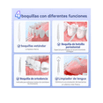 thumbnail image 2 of Irrigador Bucal Dent al De Dientes Eléctrico Y Recargable color blanco, 2 of 4