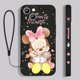 thumbnail image 1 of Funda de teléfono de Mickey y Minnie rosa para Apple iPhone 14, 13, 12 Mini, 11 Pro, XS, MAX, XR, X, 8, 7, 6S, SE Plus Fivean unisex, 1 of 2