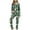 Green, variant on Tnhcen Gorgeous 2-Piece Women's Pajamas Christmas Patterns Long Sleeve V-Neck Button Shirt Pants Snug Nightwear Lounge Wear S-3XL