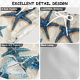 thumbnail image 4 of Blue Starfishes on Beige Background Swim Trunks Board Shorts Beach Pants Bathing Bottoms 2T, 4 of 8