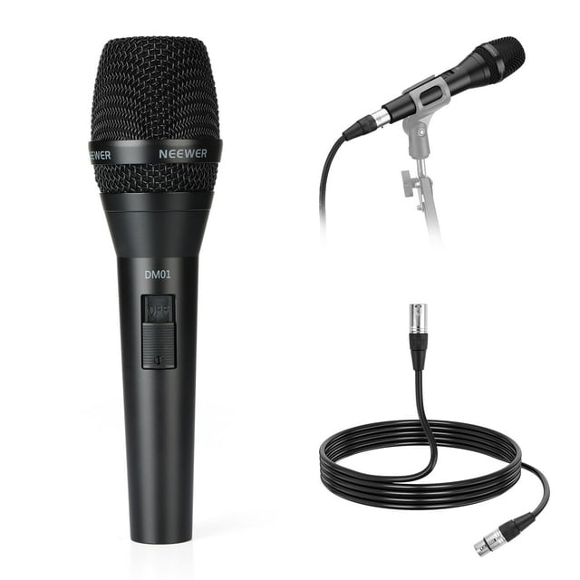Micrófono dinámico NEEWER DM01 Cardioid para estudio de podcasts