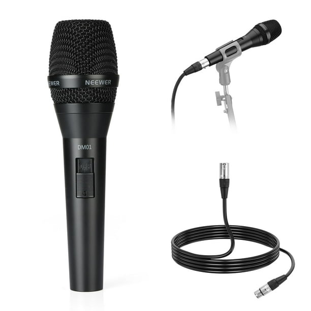 Micrófono dinámico NEEWER DM01 Cardioid para estudio de podcasts