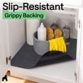 thumbnail image 6 of GORILLA GRIP LeakGuard Under Sink Mat, Waterproof Shelf Liner, Non-Adhesive, 24x30 Charcoal, 6 of 9