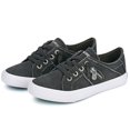 thumbnail image 3 of JENN ARDOR Womens Sneakers Fashion Canvas Shoes Lace up Flats Low Top Walking Shoes, 3 of 13