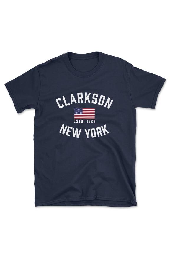 Clarkson New York Patriot Men's Cotton T-Shirt
