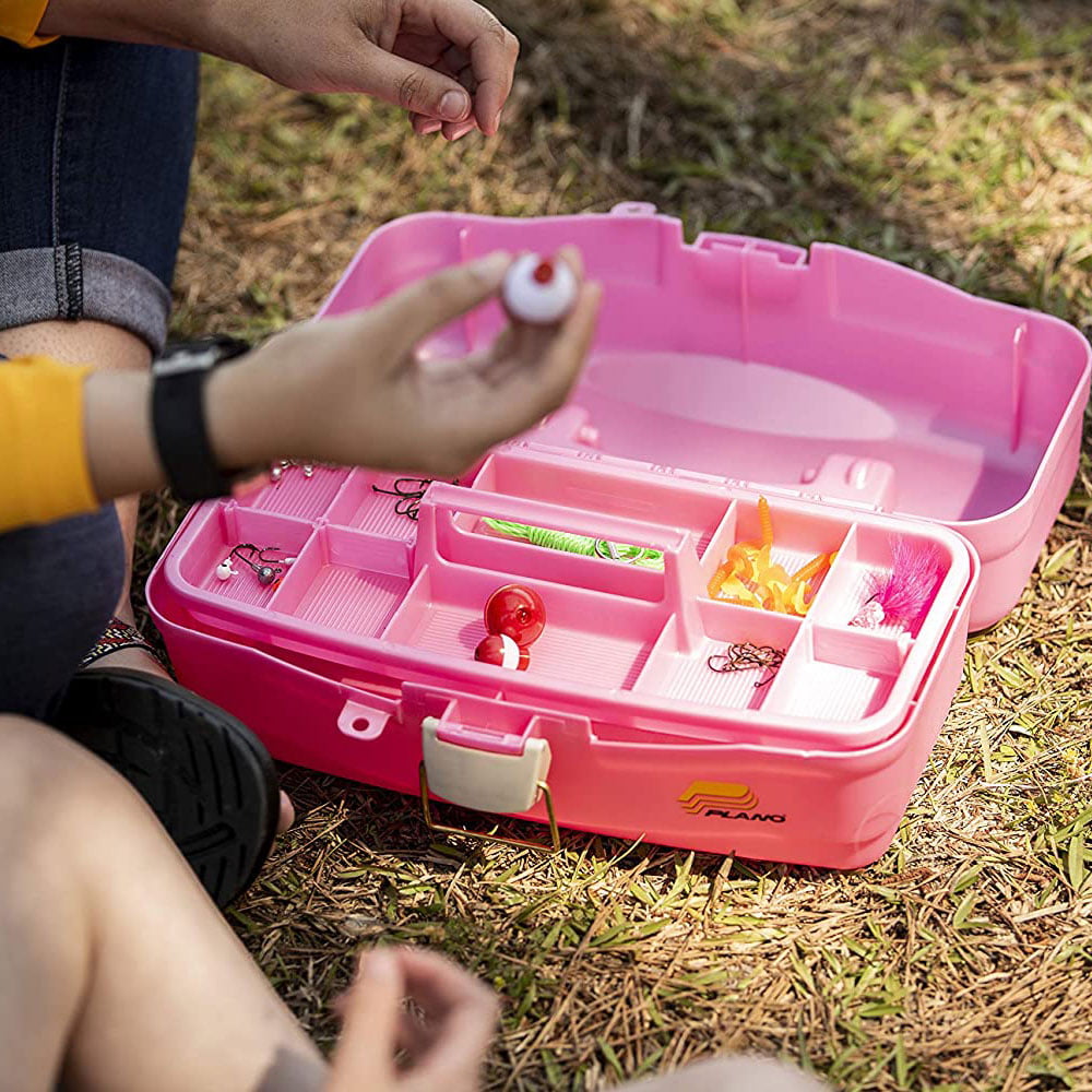 Plano Youth Pink Tackle Box - Pure Fishing
