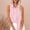 Red Tops, variant on CUSTG Casual Blouses For Women Simple Summer Sleeveless V Neck Button Down Solid Color Linen Shirts Tank Blouse Leisure Tops
