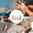 thumbnail image 7 of PTOOTP Knitting Needles Kit 1 Set Multipurpose Assorted Colors Easy to Use for Hats and Crafts, 7 of 7