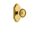 thumbnail image 4 of Grandeur Arcsol_Prv_238 Arc Solid Brass Privacy Door Knob Set - Nickel, 4 of 6