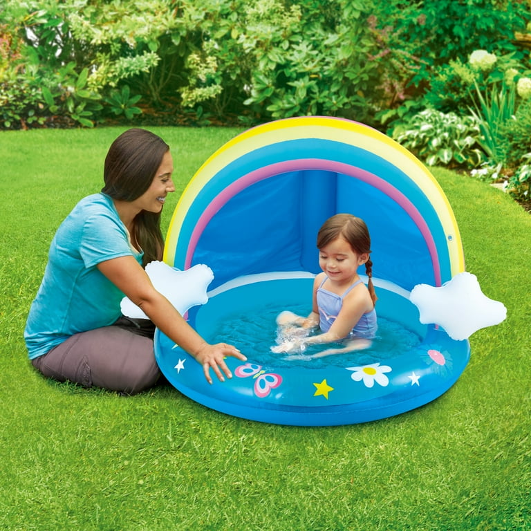 Summer waves round store inflatable baby pool