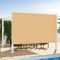 LOVE STORY Custom Size 3'x19' Sand Sun Shade Cloth with Grommets Pergola Shade Cover 95% UV Protection for Outdoor