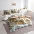thumbnail image 3 of Feelyou 3D Santa Claus Twin Bedding Sets 7-Piece, Dreamy Fairy Tale Bedding Comforter Set, Christmas Reindeer Reversible Sheet Sets, Lightweight Room Decor, 3 of 7