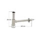 thumbnail image 3 of Cespol Desagüe Para Lavabo Rubinett  Satinado de Acero Inoxidable Acero Inoxidable 1/1/4, 3 of 3