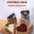 thumbnail image 2 of Huayishang Cake Pop Mold Baking Tools Stainless Steel Cake Mold Four-Piece Set, Kitchen Essentials Clearance Sale Silver, 2 of 9