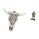 thumbnail image 5 of Escultura de cabeza de toro tribal para colgar en la pared, estatua de caballero europeo, figura decorativa creativa para oficina, , dorm, 5 of 8