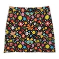 thumbnail image 6 of Colorful Floral Butterfly Pattern Women's Shorts Non-Slip Single Pocket A-line Trouser Skirt Summer Shorts Casual Shorts for Women, 6 of 7