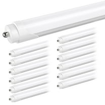 Single Pin T8 LED Tube Light 8ft Fa8 LED Bulbs, 45W 5000K Daylight, 12-Pack
