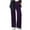 Purple, variant on QATAINLAV Women's Velvet Pants Loose Straight Wide Leg Pants Casual Drawstring Waist Sweatpants Solid Color Lounge Trousers with Pockets Prime Today Black XXL