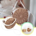 thumbnail image 1 of Handmade Wicker Woven Storage Rattan Woven Hand Held Flower Household Fruit Snack And Miscellaneous Storage Picnic Straw Woven Decorative Clear Storage Drawers for Clothes Closet Clothes Organizers, 1 of 3