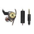 thumbnail image 1 of Amzcrzy Electrónica para hombres Organizador de electrónica Cámara digital 2 auriculares con cable, intrauriculares, estéreo, con control por cable, para teléfonos móviles. Accesorios para juegos Gad, 1 of 1