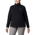 thumbnail image 6 of Columbia Women's Benton Springs 1/2 Snap Pullover, Black, 3X Plus, 6 of 9