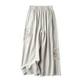thumbnail image 1 of FNFYFH Clearance Women's Soft Linen Cotton Pants Loose, 1 of 4