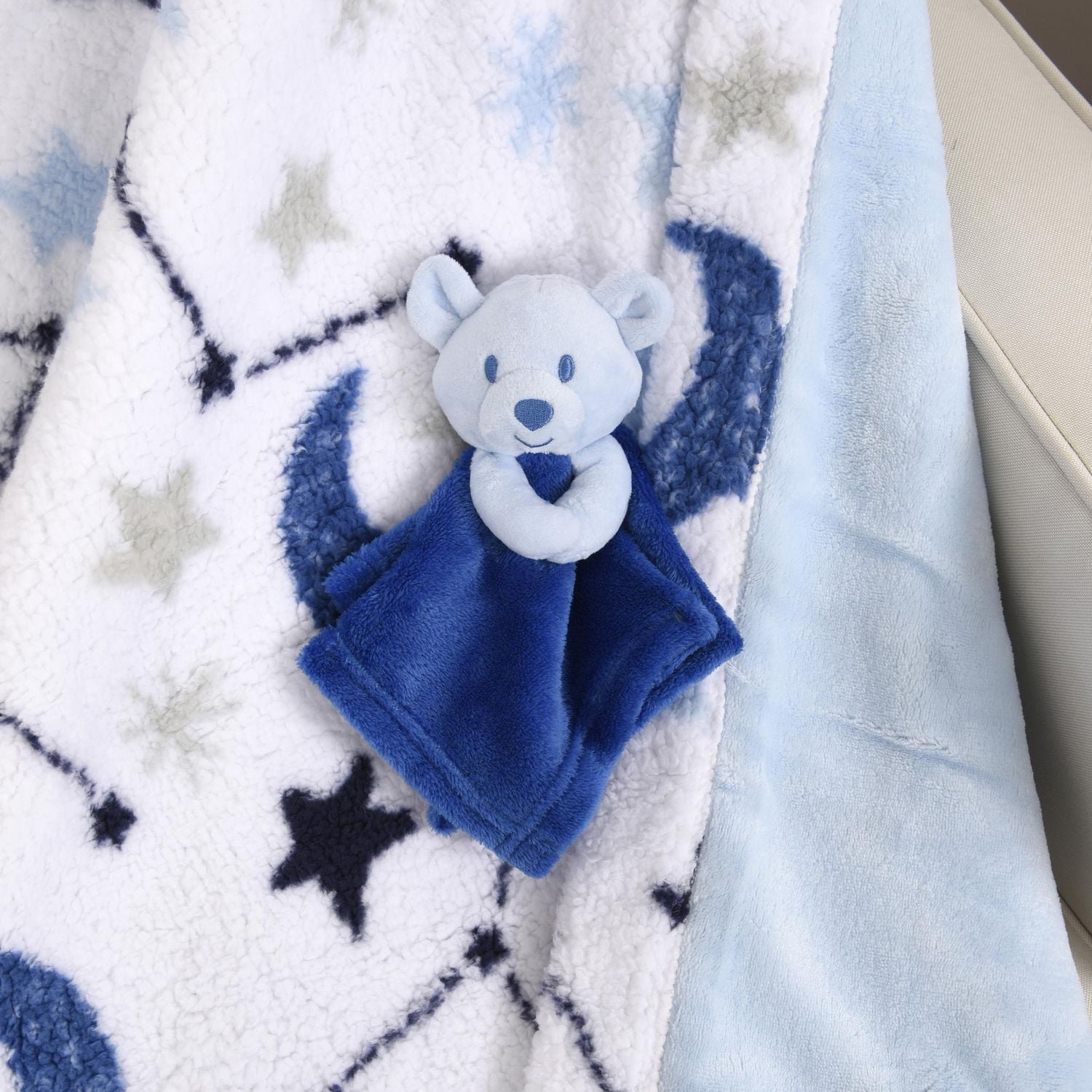 George baby Blanket with Security Blanket- Bear - Walmart.ca