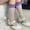 A-Black39, variant on Women's Socks Sheer Glitter Thread Striped Retro Crew Socks Invisible Shiny Thread Footwear