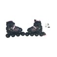 thumbnail image 4 of Patins à Roues Alignées Réglables pour Femmes, Haute Élasticité, Résistants à l'Usure, Portatifs, Respirants, Patins D\'entraînement Physique, Patins à Roulettes, Chaussures de Patinage Antichoc, Filles Débutantes, Rose/m, 4 of 6