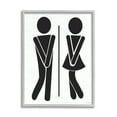 thumbnail image 5 of Stupell Industries Bathroom Sign Genders Got to Go Stance Figures, 24 x 30, Design by Lettered and Lined, 5 of 5
