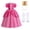Dress & Crown & Gloves, variant on Aximioll Little Girls Fairy Tale Princess Dress, Halloween Party Elegant Princess Dress up Clothes with Accessories, Toddler Princess Cosplay Outfits for Girls Age 2 - 12 Years, Pink/100