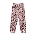 thumbnail image 2 of Vsdgher Cow Animal Skin Print Mens Pajama Pants Sleep & Lounge Pants, PJ Bottoms With elastic waistb and Pockets, 2 of 5